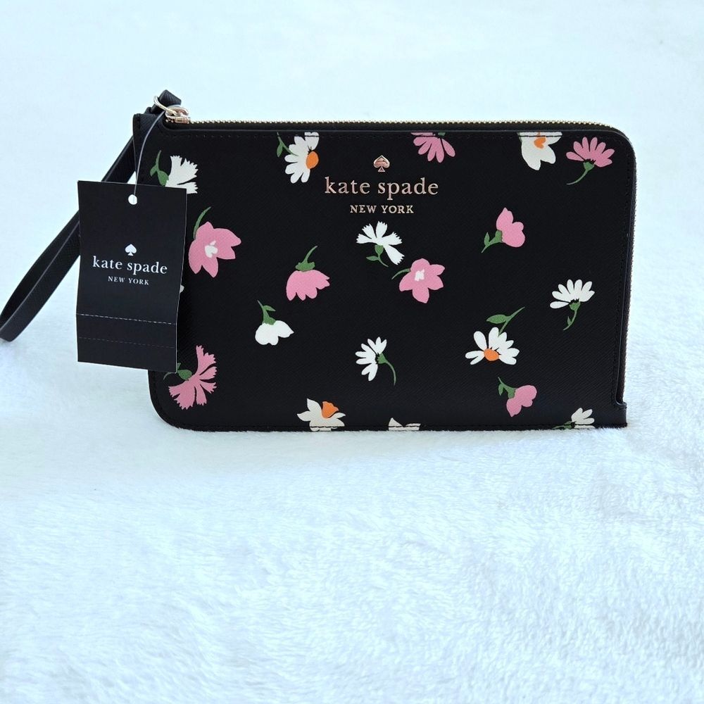 ✨️HP 2X✨️ Kate Spade♠️ Medium "Cameron" L-Zip Wristlet - NWT - Picture 13 of 16